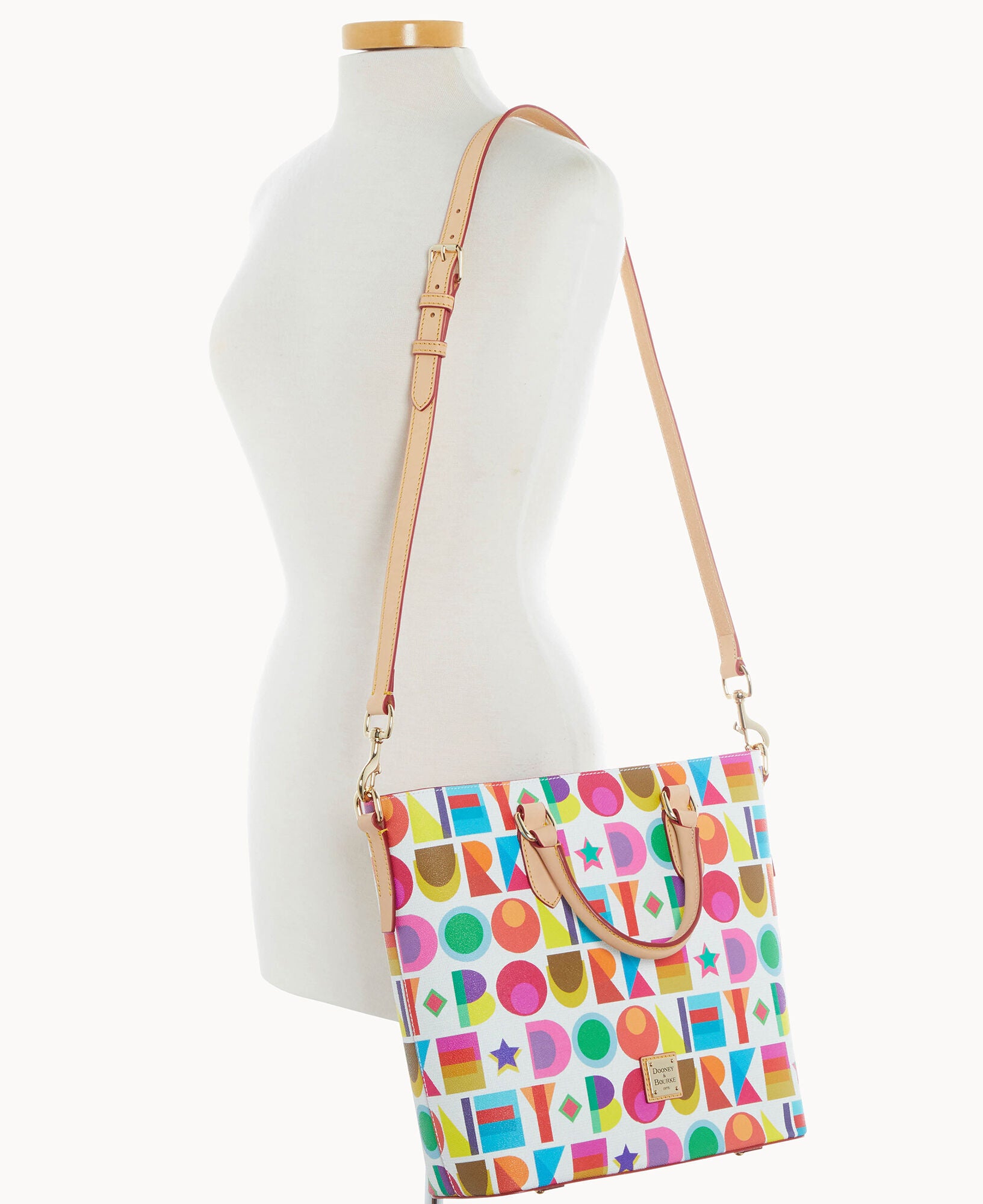 Dooney & Bourke Art Deco Editor's Tote Handbag