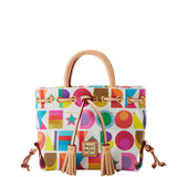 Dooney & Bourke Art Deco Small Tassel Tote Handbag