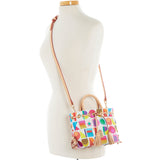 Dooney & Bourke Art Deco Small Tassel Tote Handbag