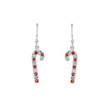 Athra Candy Cane Drop Earrings