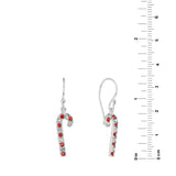 Athra Candy Cane Drop Earrings
