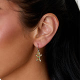 Athra Gingerbread Drop Earrings