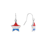 Athra Americana Star Drop Earrings