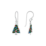 Athra Christmas Tree Drop Earrings