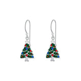 Athra Christmas Tree Drop Earrings