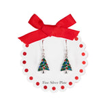 Athra Christmas Tree Drop Earrings