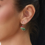 Athra Christmas Turtle Drop Earrings