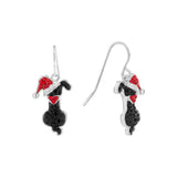 Athra Christmas Dog Drop Earrings