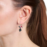 Athra Christmas Dog Drop Earrings