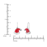Athra Santa Hat Earrings