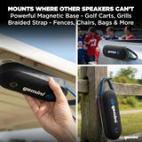 Gemini BEATGRIP PRO Magnetic Bluetooth Speaker with RGB Lights