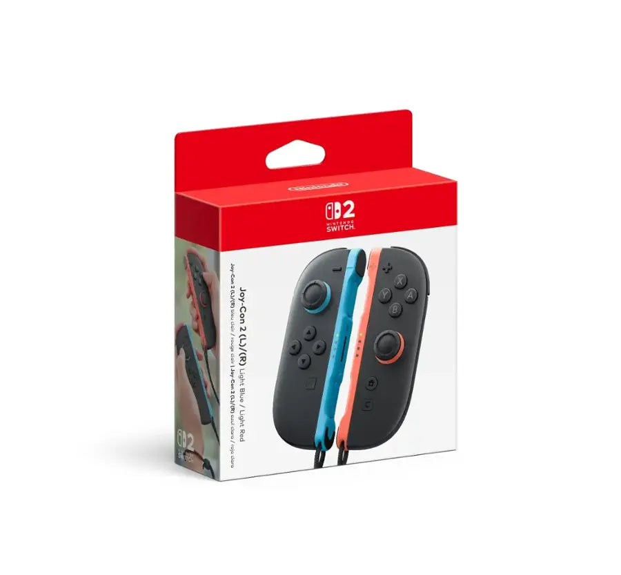 Nintendo Switch 2 Joy-Con 2 L/R Wireless Controllers - Light Blue/Light Red