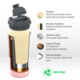 Asobu Pastel Pink Pick Me Up Travel Mug
