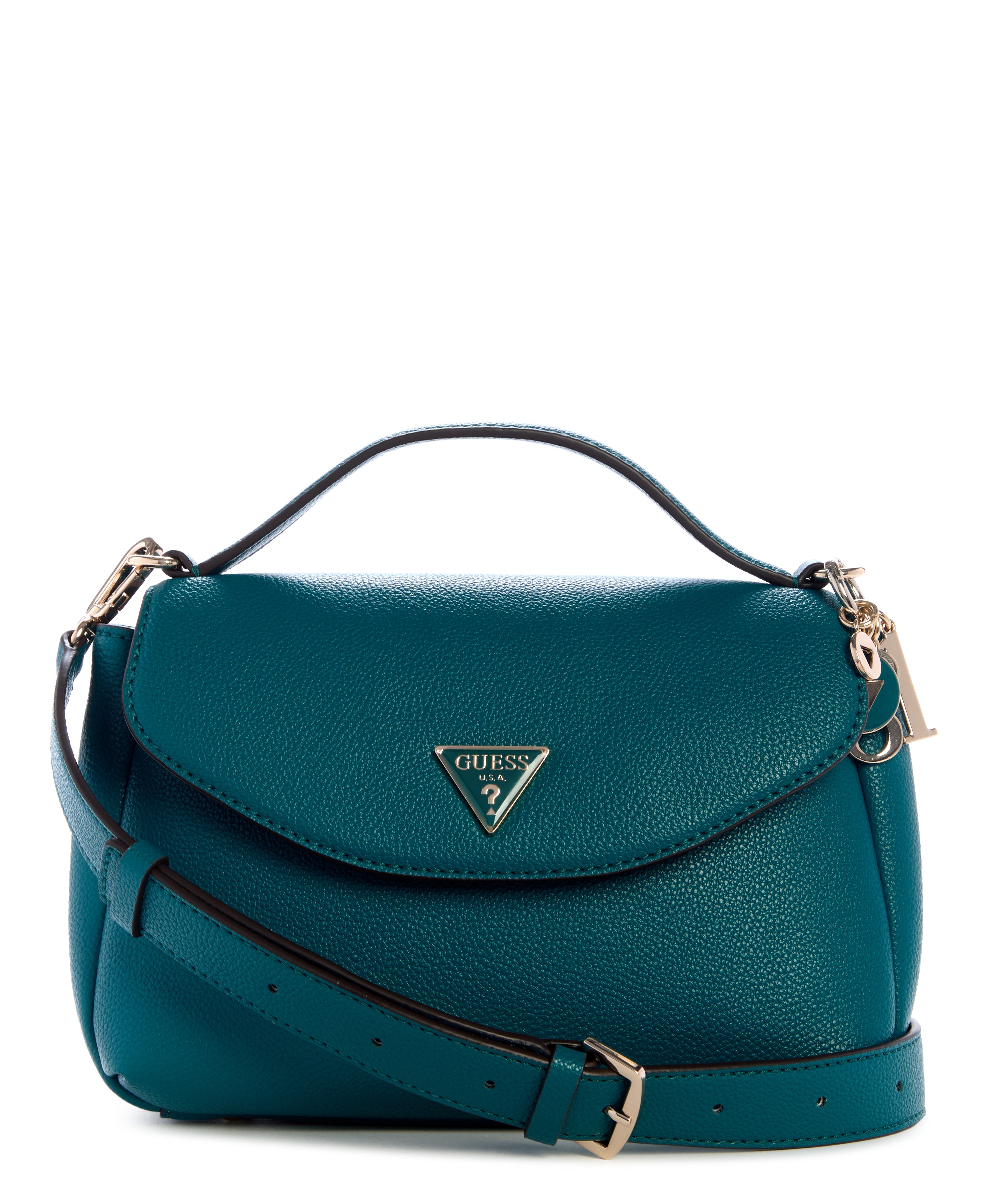 GUESS Evie Top Handle Flap Handbag – ShopCGX