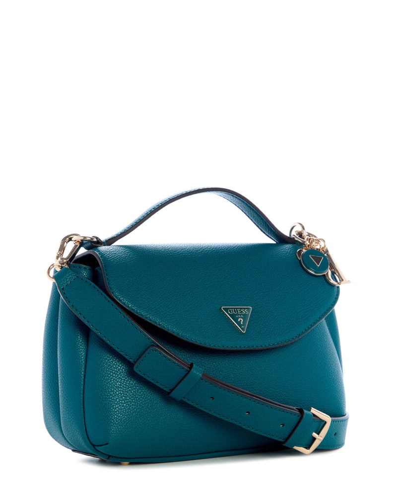 GUESS Evie Top Handle Flap Handbag