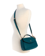 GUESS Evie Top Handle Flap Handbag