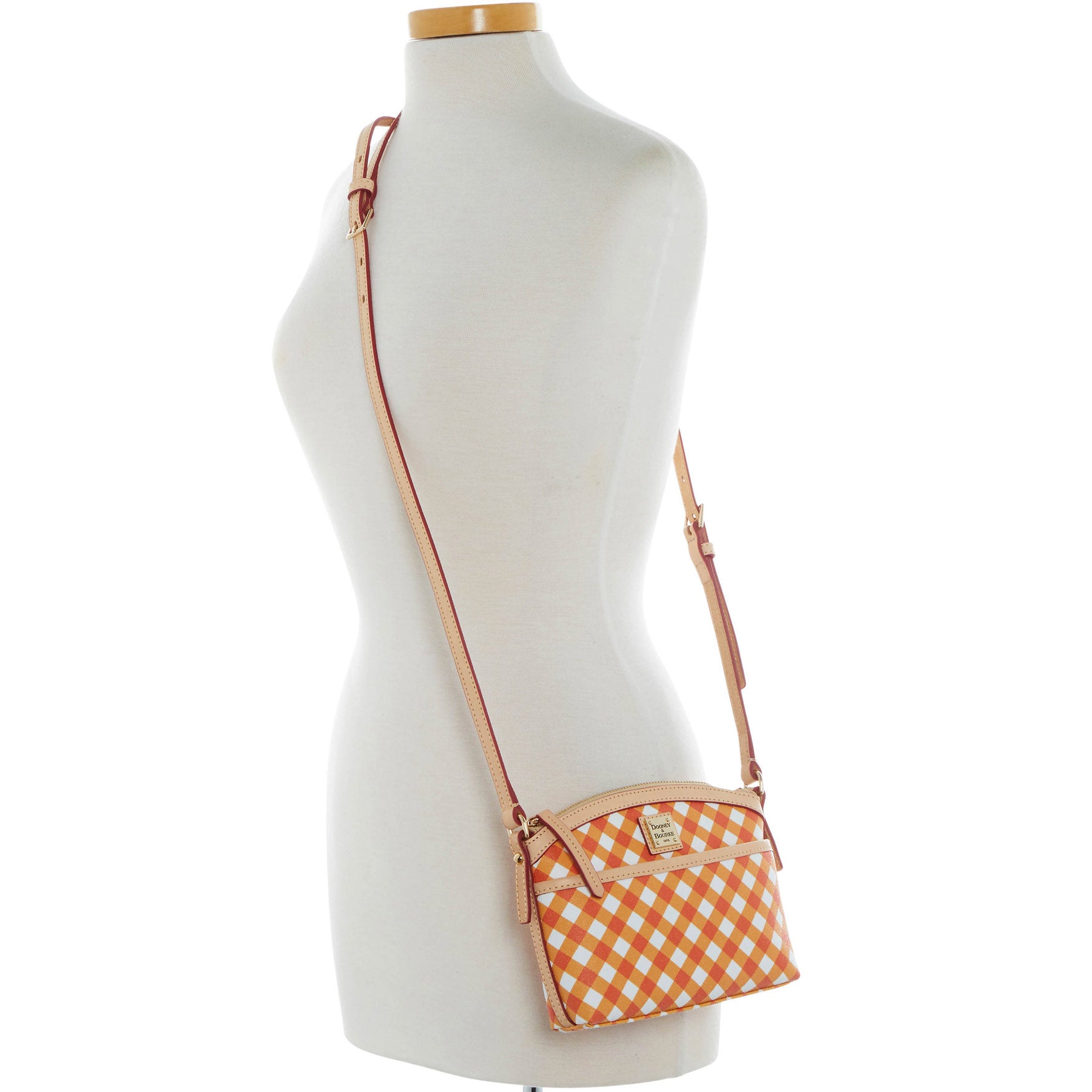 Dooney & Bourke Gingham II Domed Crossbody Handbag