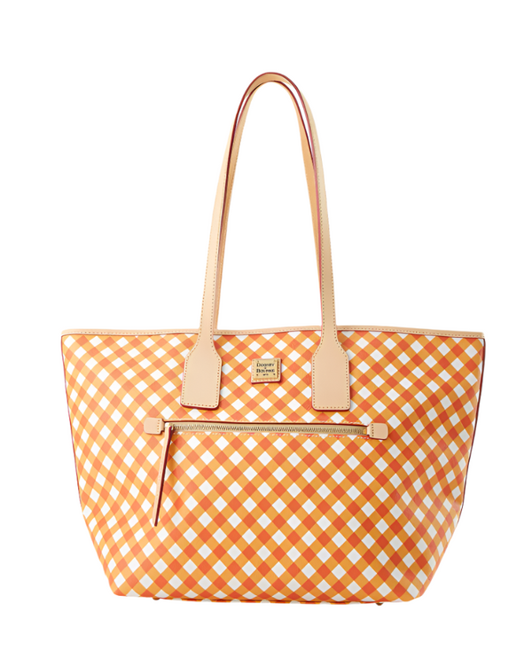 Dooney & Bourke Gingham II Large Tote Handbag