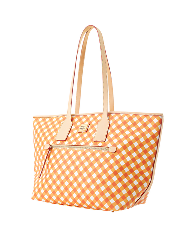 Dooney & Bourke Gingham II Large Tote Handbag