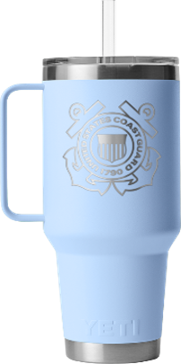 YETI Coast Guard Logo 42 oz Straw Mug