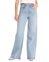 Billabong Womens Free Fall High-Waist Denim Flare Pants