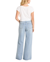 Billabong Womens Free Fall High-Waist Denim Flare Pants