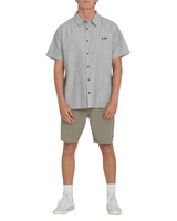 Billabong Mens Sundays Jacquard Short Sleeve Woven Shirt