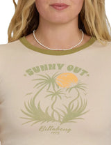 Billabong Womens Sunny Out Short Sleeve Cotton T-Shirt