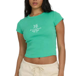 Billabong Womens Summer Icons Short Sleeve Knit T-Shirt