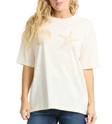 Billabong Womens In Front Of Me Short Sleeve Knit T-Shirt