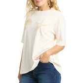 Billabong Womens In Front Of Me Short Sleeve Knit T-Shirt