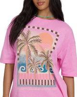 Billabong Womens Feel The Heat Short Sleeve Knit T-Shirt