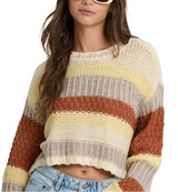 Billabong Womens Mix Up Crewneck Sweater