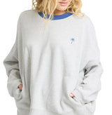 Billabong Womens Sunset Palm Crewneck Sweatshirt