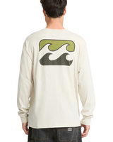 Billabong Mens Crayon Wave Regular Long Sleeve T-Shirt