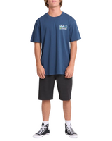 Billabong Mens Runner Premium Cotton Short Sleeve T-Shirt
