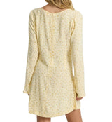Billabong Womens Fall For You Long Sleeve Mini Dress