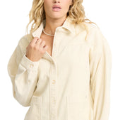 Billabong Womens Cozy Up Long Sleeve Corduroy Overshirt