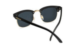 Knockaround Black Gold Brooklines Black Frame - Gold Mirrored Lens - Polarized Sunglasses