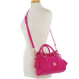 Dooney & Bourke Lucca Leather Satchel Handbag with Pocket