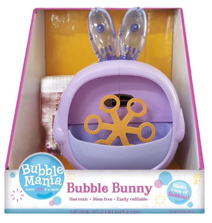 Bubble Mania Bubble Bunny Bubbler Toy
