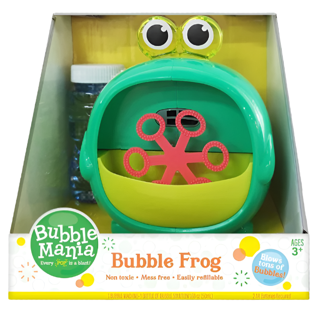 Bubble Mania Bubble Frog Bubbler Toy