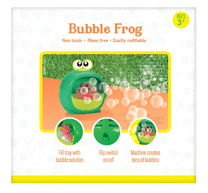 Bubble Mania Bubble Frog Bubbler Toy