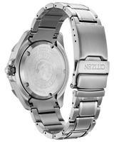 Citizen Mens Promaster Dive Super Titanium Watch - Silver-Tone Stainless Steel Bracelet