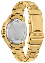 Citizen Mens Promaster Dive Watch - Gold-Tone Stainless Steel Bracelet