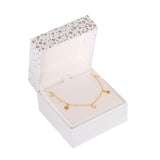 Athra Gold Multi Charm Star Necklace