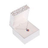 Athra Americana Heart Pendant Necklace