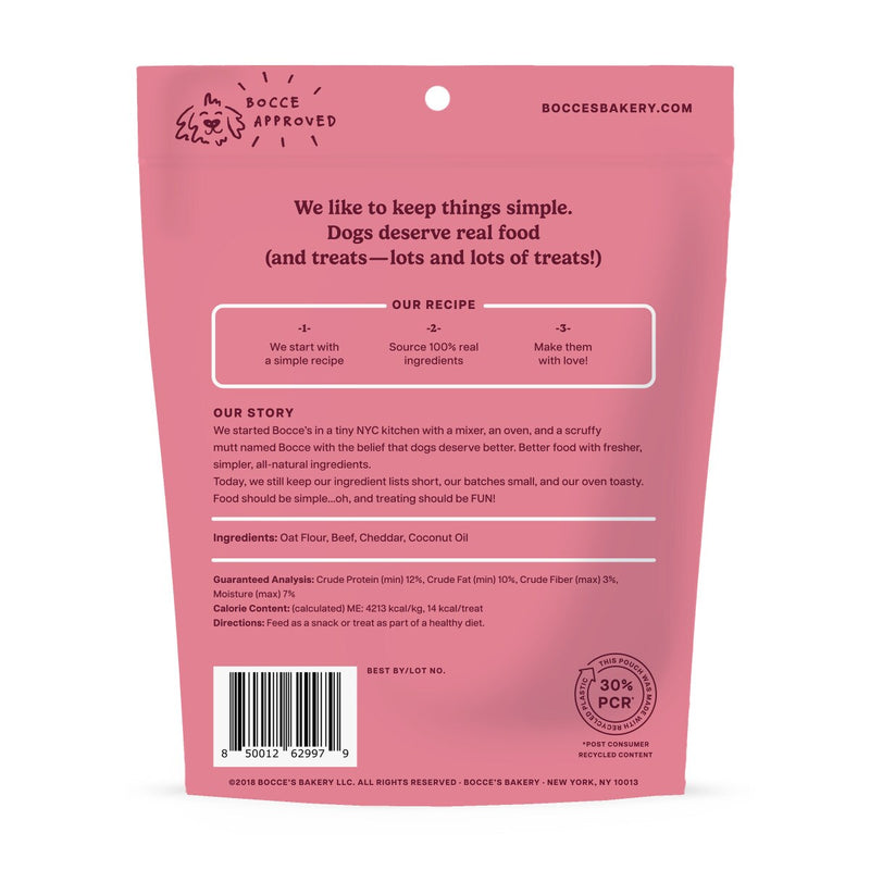 Bocce's Bakery Say Moooo Biscuit Dog Treats - 5 oz.