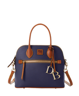 Dooney & Bourke Pebble Grain Domed Satchel Handbag