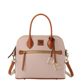Dooney & Bourke Pebble Grain Domed Satchel Handbag